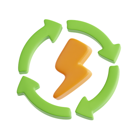 Save energy  3D Icon