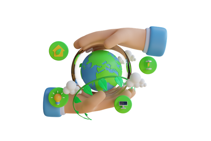 Save Environment  3D Icon