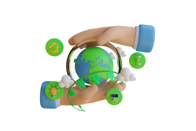 Save Environment  3D Icon