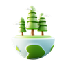 3d environment logo