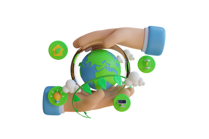 Save Environment 3D Icon