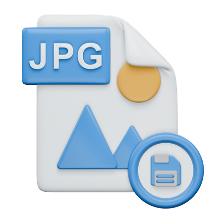 Save Image File  3D Icon