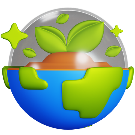 Save Our Earth  3D Icon