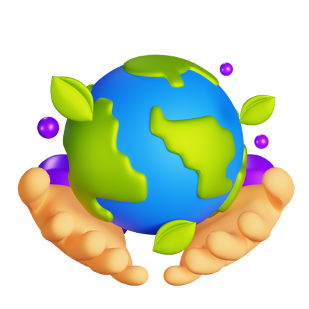 Save Our Earth  3D Icon