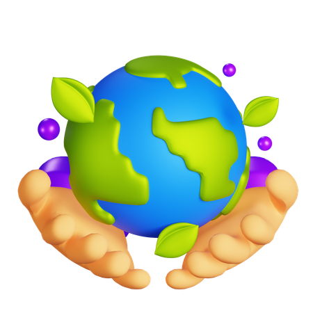 Save Our Earth  3D Icon