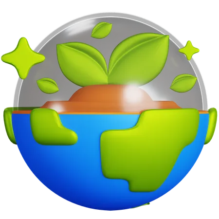 Save Our Earth  3D Icon