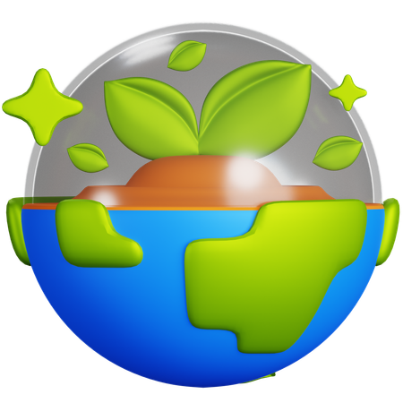 Save Our Earth  3D Icon