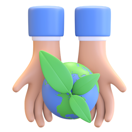 Save planet  3D Illustration