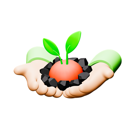 Save Plant  3D Icon