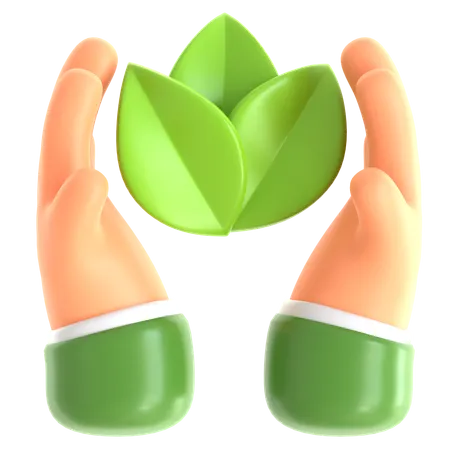 Save Plant  3D Icon