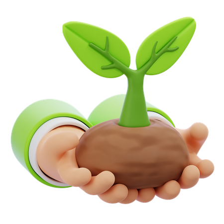 Save Plant  3D Icon