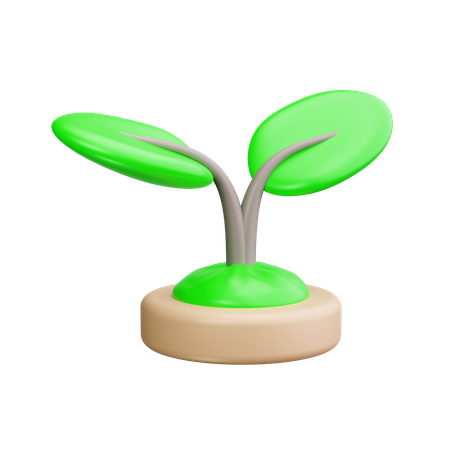 植物を救う  3D Icon