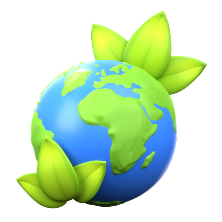 Save The Earth  3D Icon