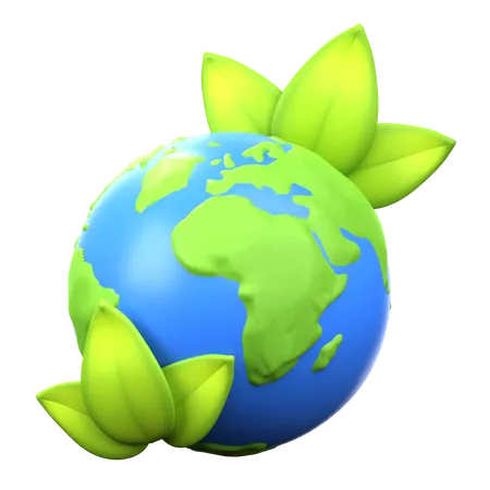 Save The Earth  3D Icon