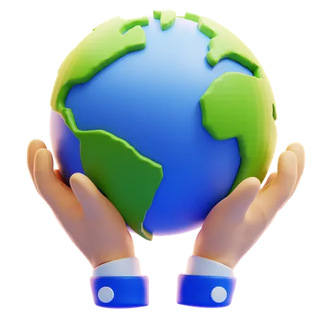 SAVE THE PLANET  3D Icon