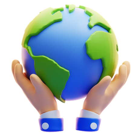 SAVE THE PLANET  3D Icon