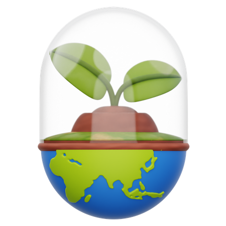 Save The World  3D Icon