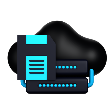 Save To Cloud  3D Icon