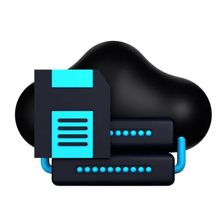 Save To Cloud  3D Icon
