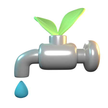 Save Water  3D Icon