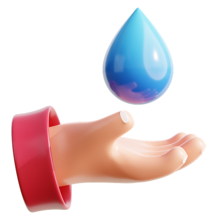 Save Water  3D Icon