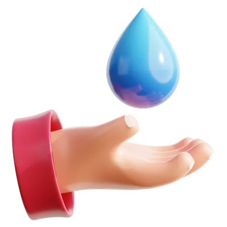 Save Water  3D Icon