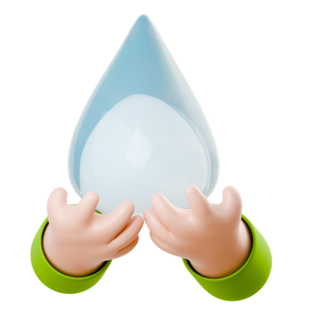 Save Water  3D Icon