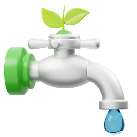 Save Water  3D Icon