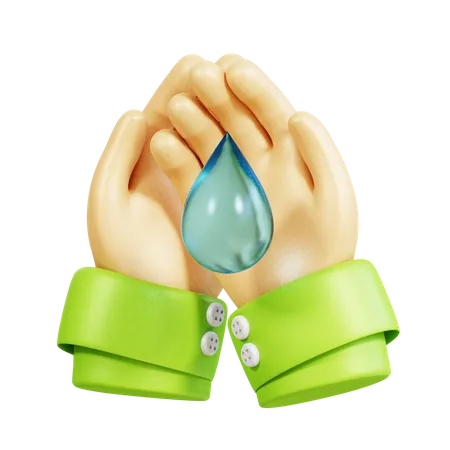 Save Water  3D Icon