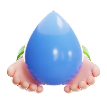 Save Water  3D Icon