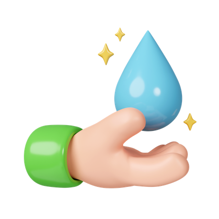 Save Water  3D Icon