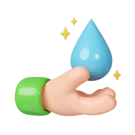 Save Water  3D Icon