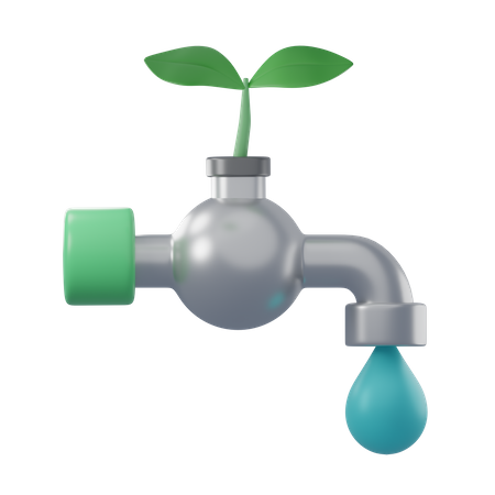 Save Water  3D Icon