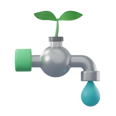 Save Water  3D Icon