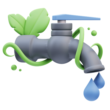 Save Water  3D Icon