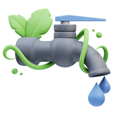 Save Water  3D Icon