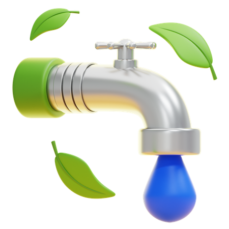 Save Water  3D Icon