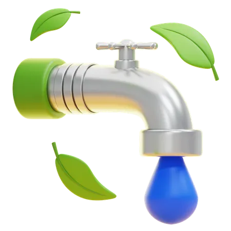 Save Water  3D Icon