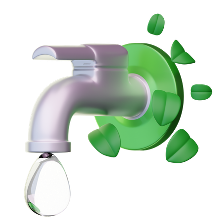 Save Water  3D Icon