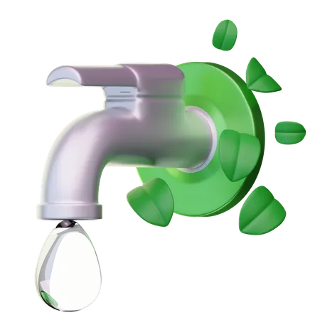 Save Water  3D Icon