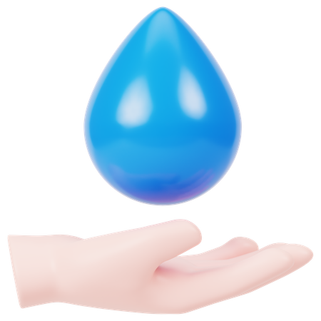 Save Water  3D Icon