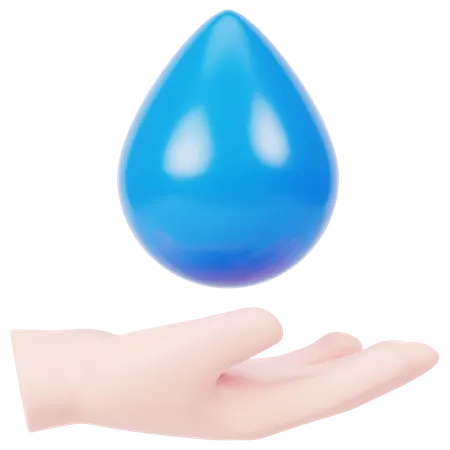 Save Water  3D Icon