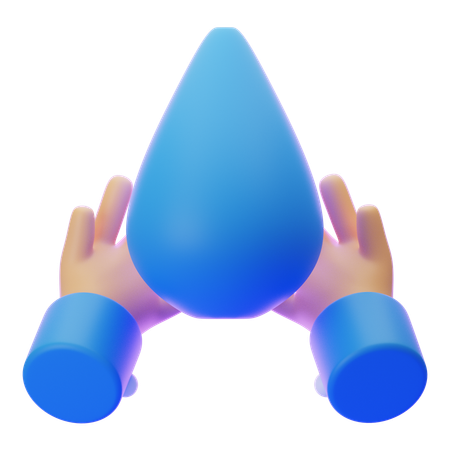 Save Water  3D Icon