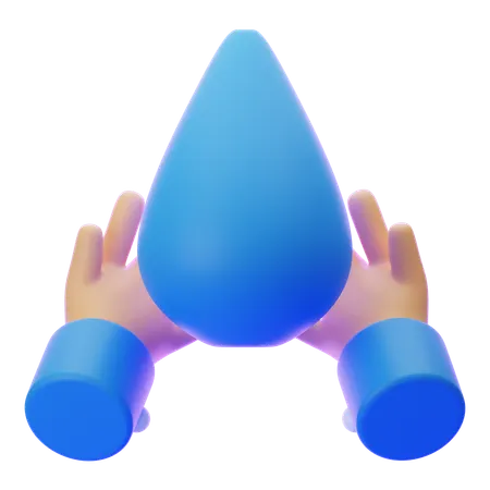 Save Water  3D Icon