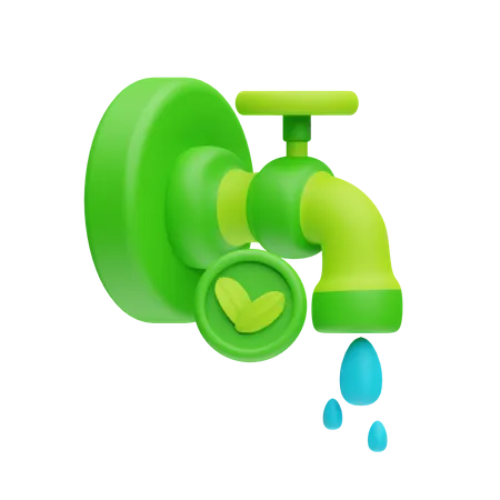 Save Water  3D Icon