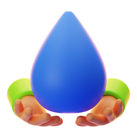 Save Water  3D Icon