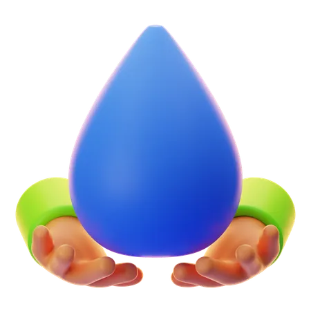 Save Water  3D Icon
