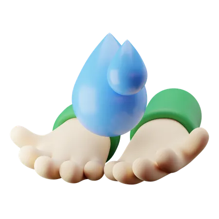 Save Water  3D Icon