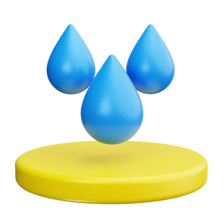 Save Water  3D Icon