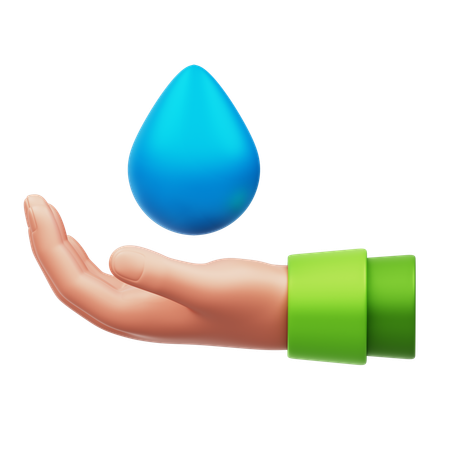 Save Water  3D Icon